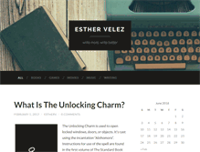 Tablet Screenshot of esthervelez.net